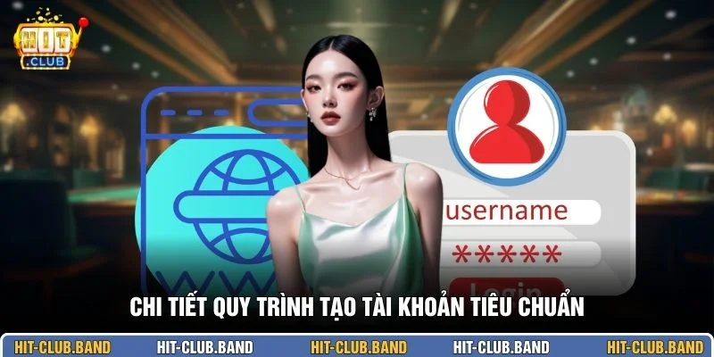 Chi tiết quy trình tạo tài khoản tiêu chuẩn 